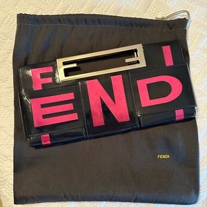 Authentic FENDI clutch in excellent condition!
